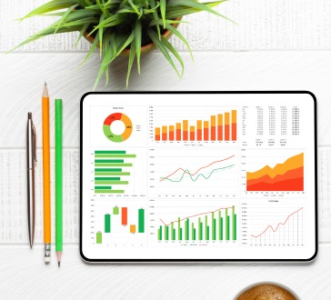 Tablet with business reports and charts 2024 11 28 13 11 46 utc 1