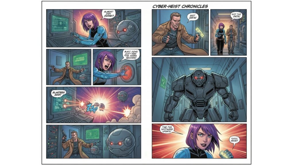 Comic Novels using Nanobanana